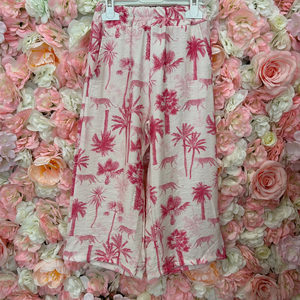 Pantalon fluide imprimé