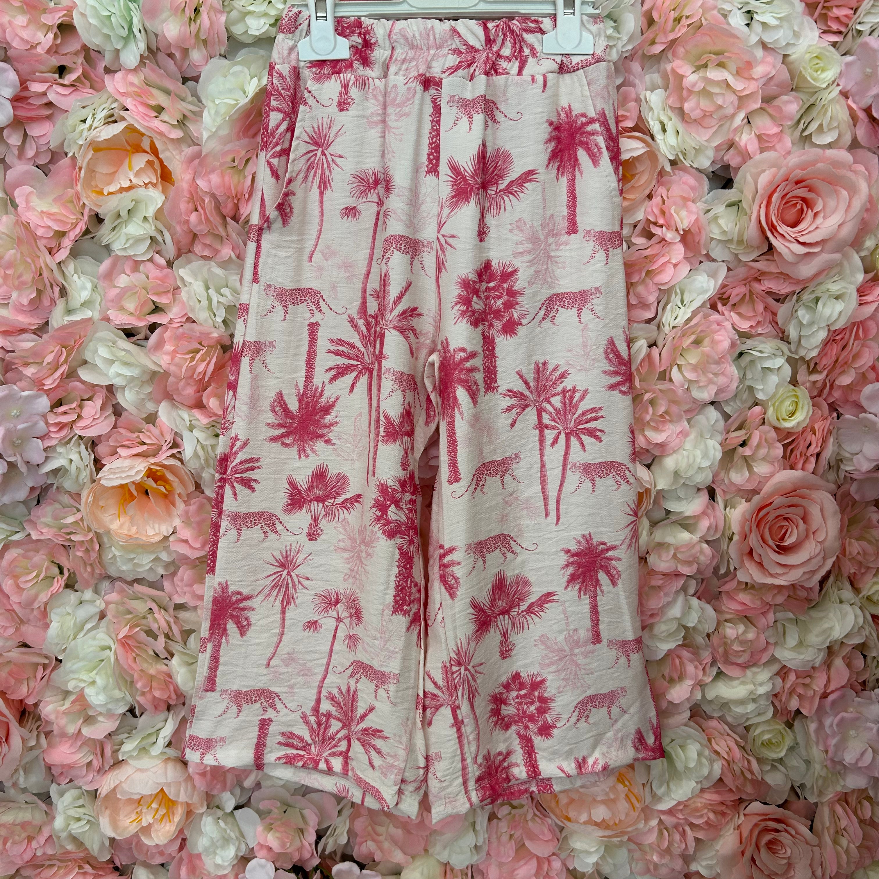 Pantalon fluide imprimé