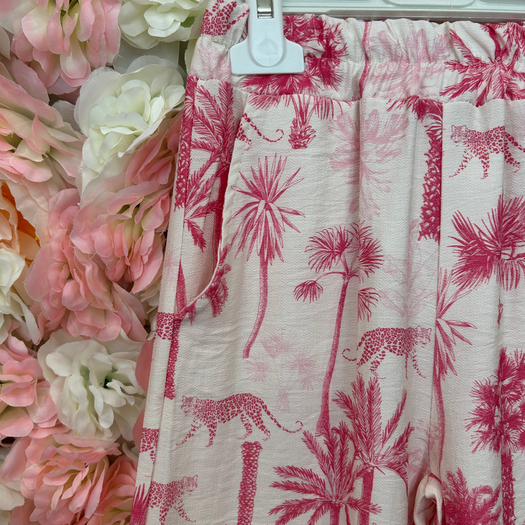 Pantalon fluide imprimé