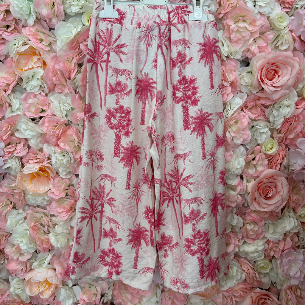 Pantalon fluide imprimé