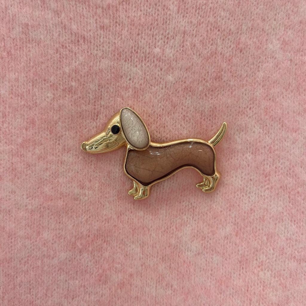 Broche Teckel