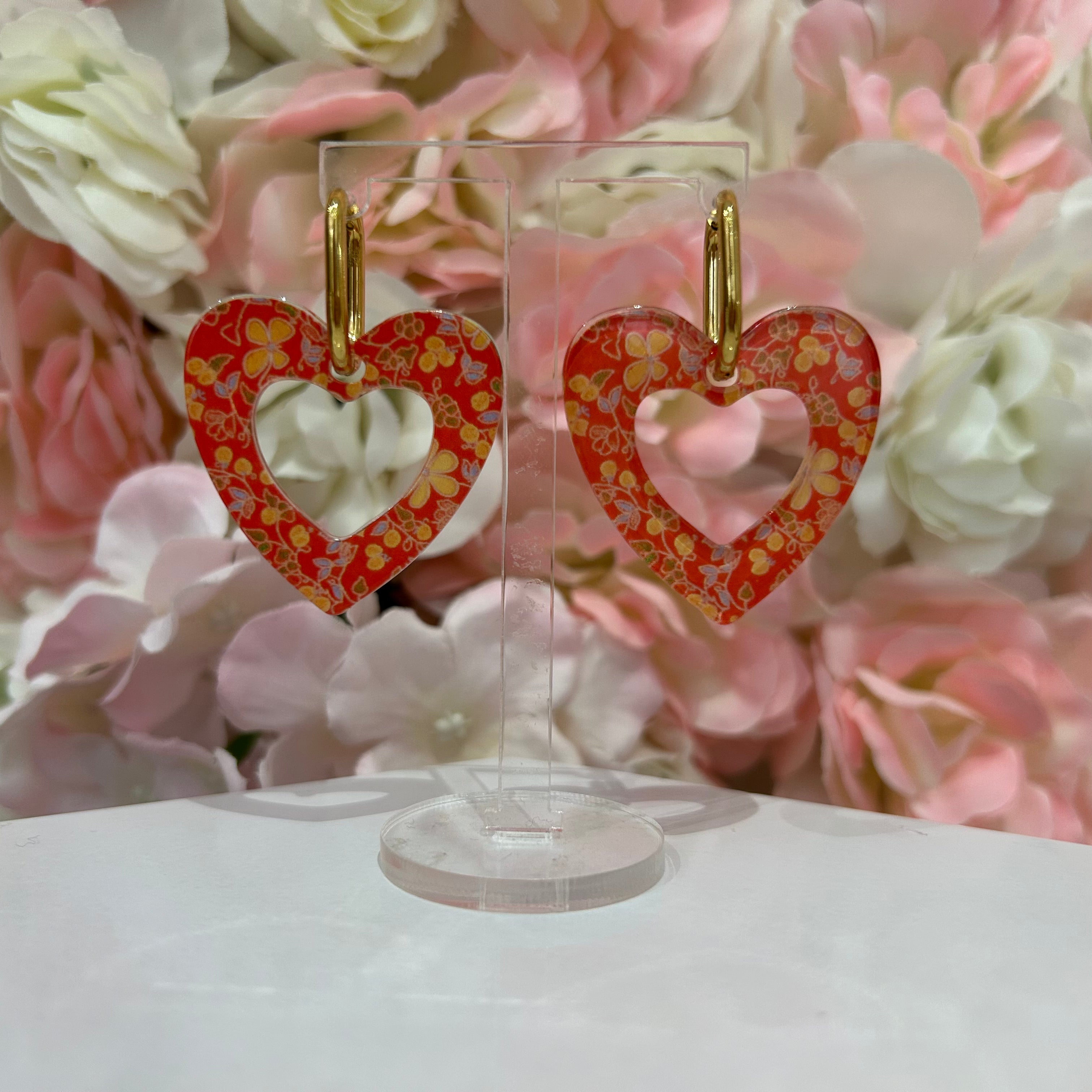 Boucles coeur liberty