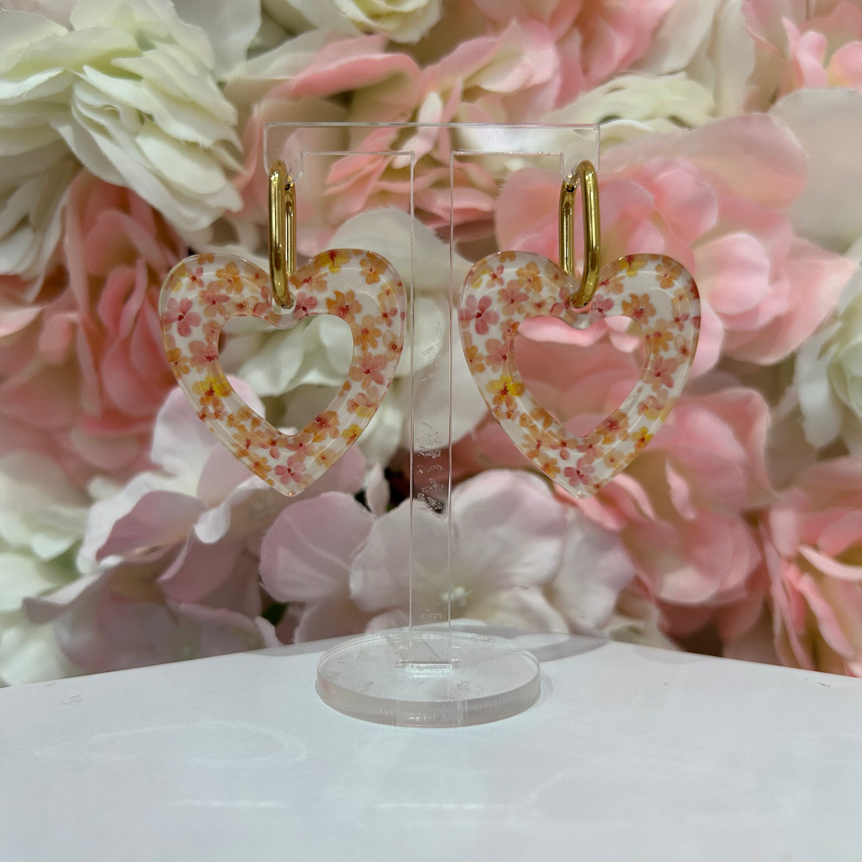 Boucles coeur liberty