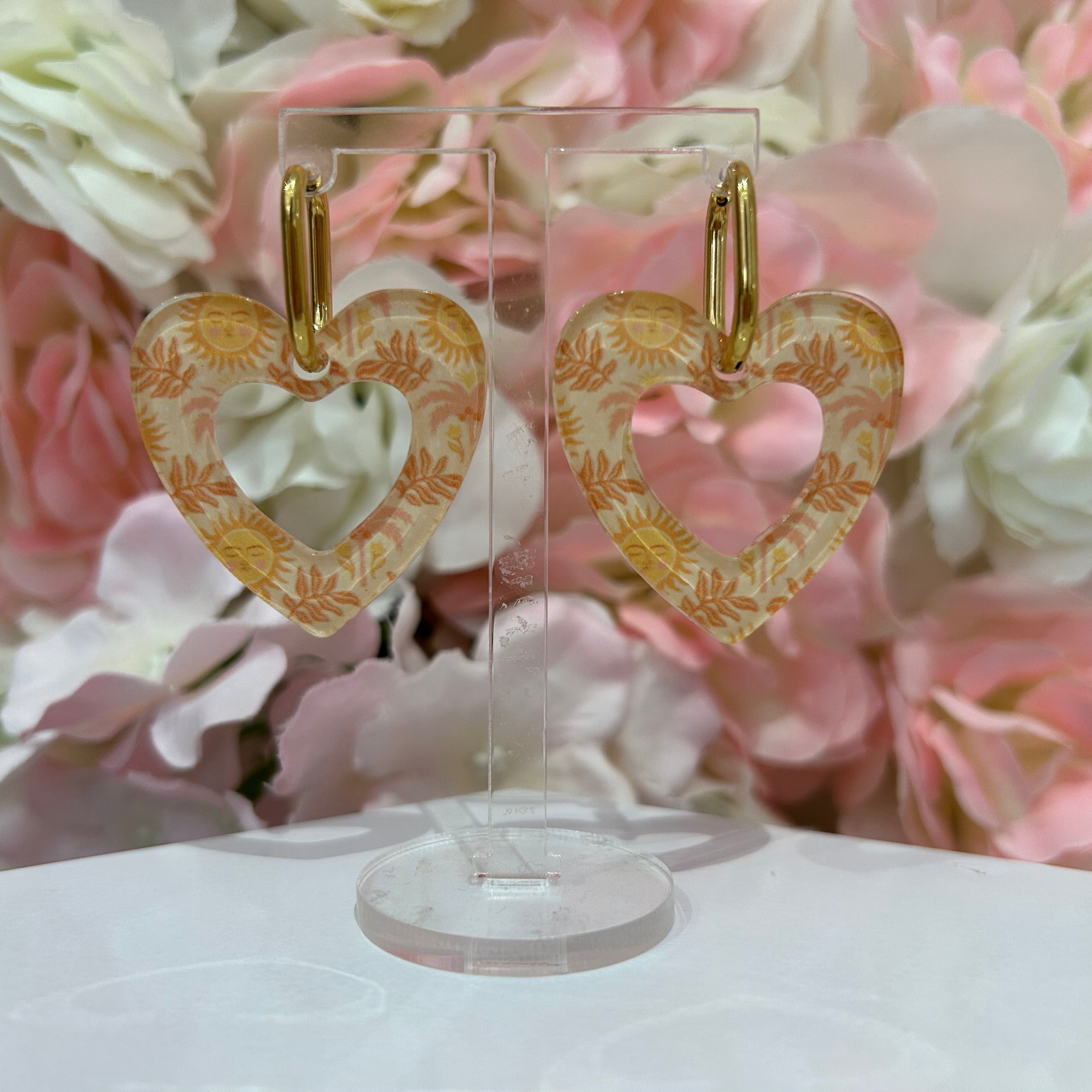 Boucles coeur liberty