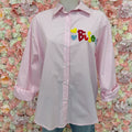 Chemise rayée bisou