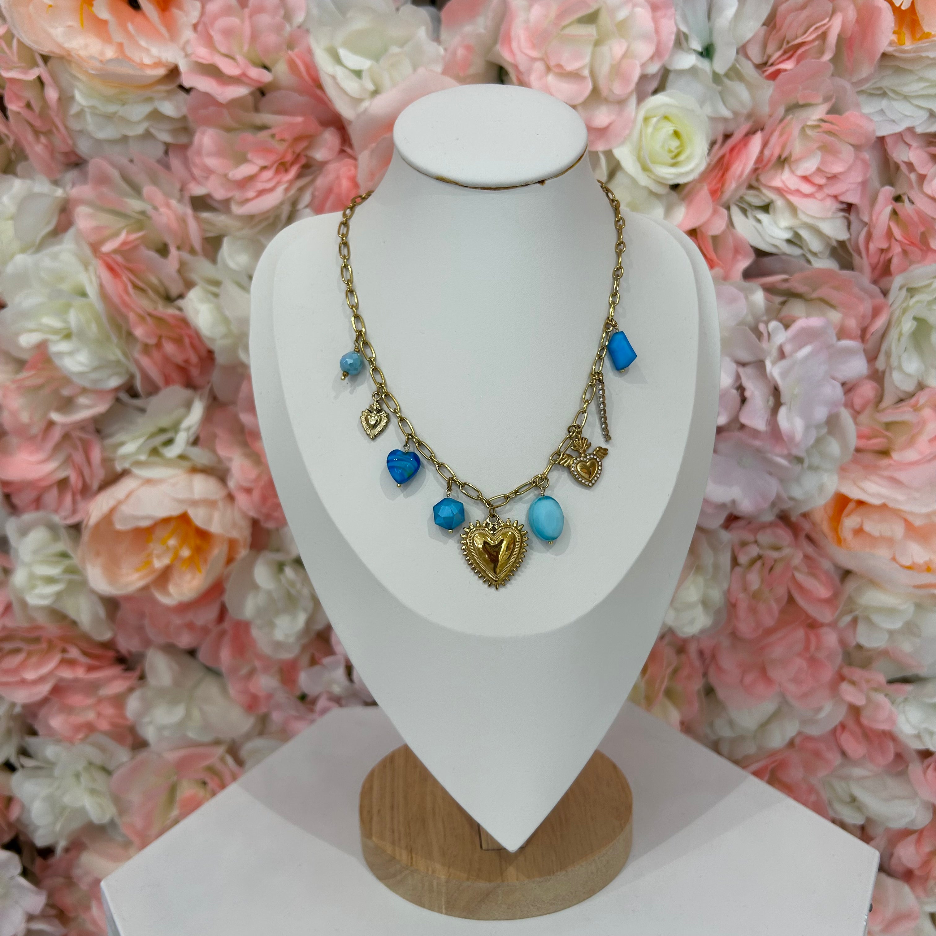 Collier Soleil bleu